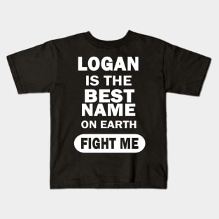 Logan Pregnancy name for boys men Kids T-Shirt